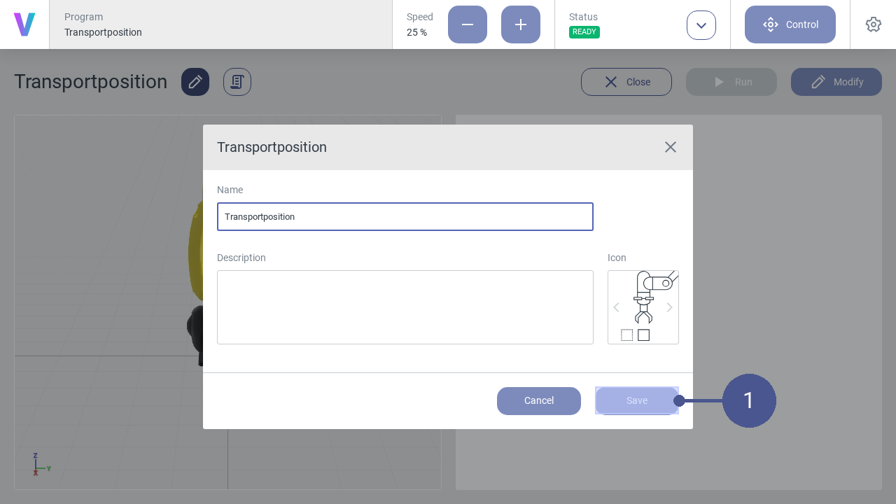 Save program changes