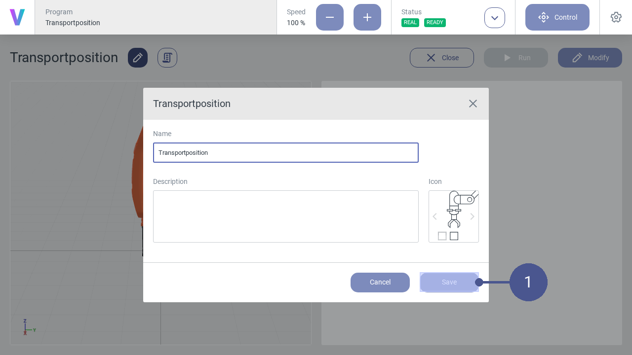 Save program changes