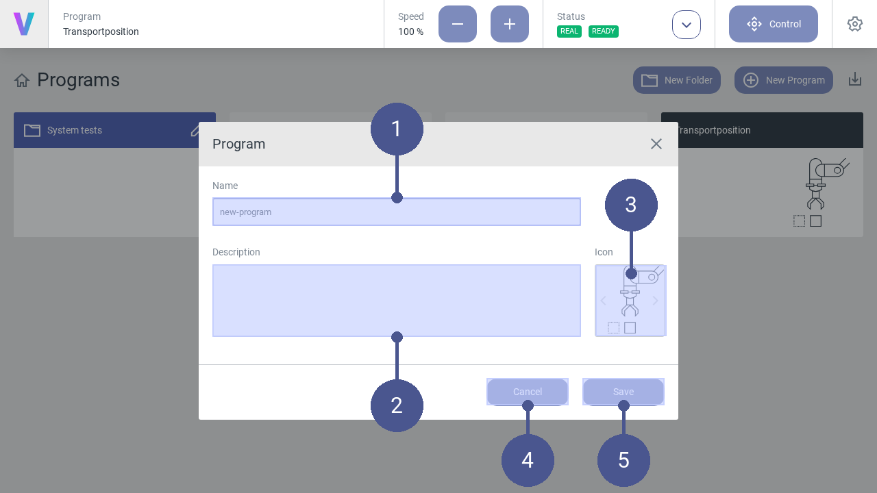Create new program
