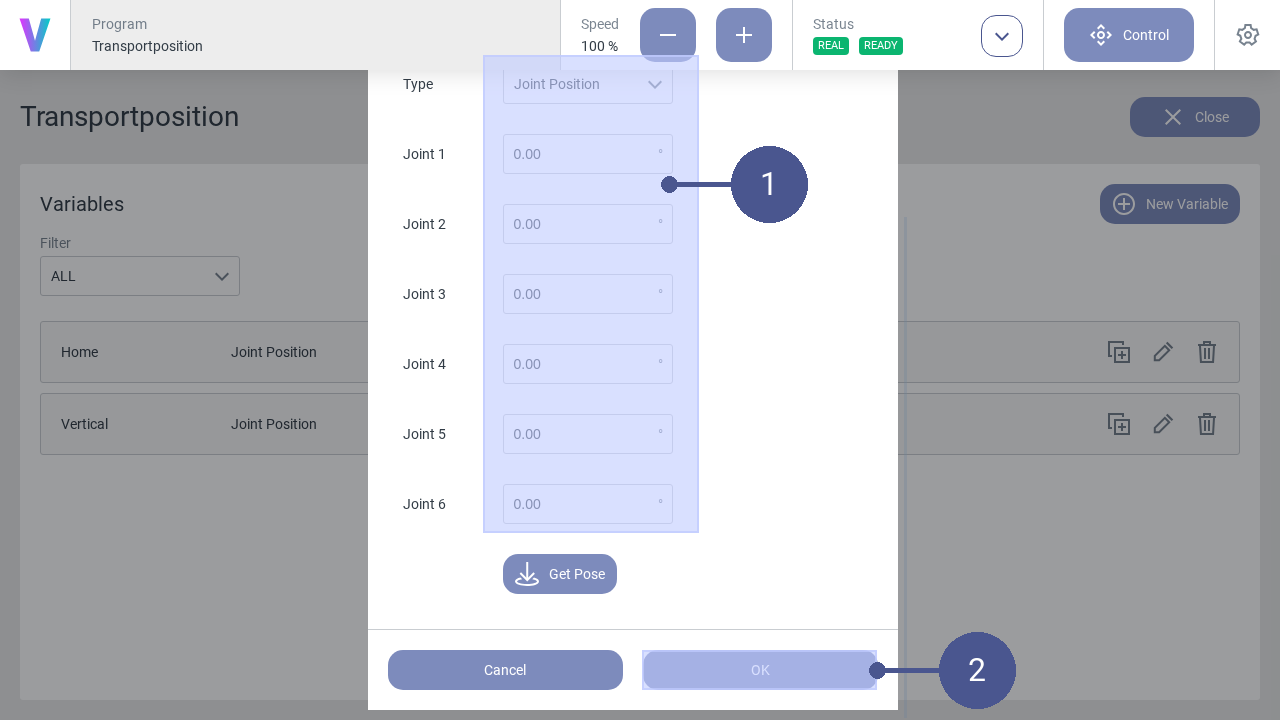 Create variable