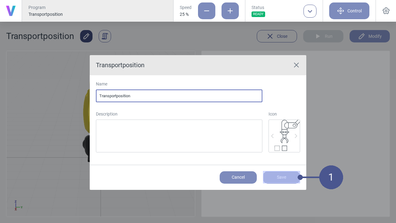 Save program changes