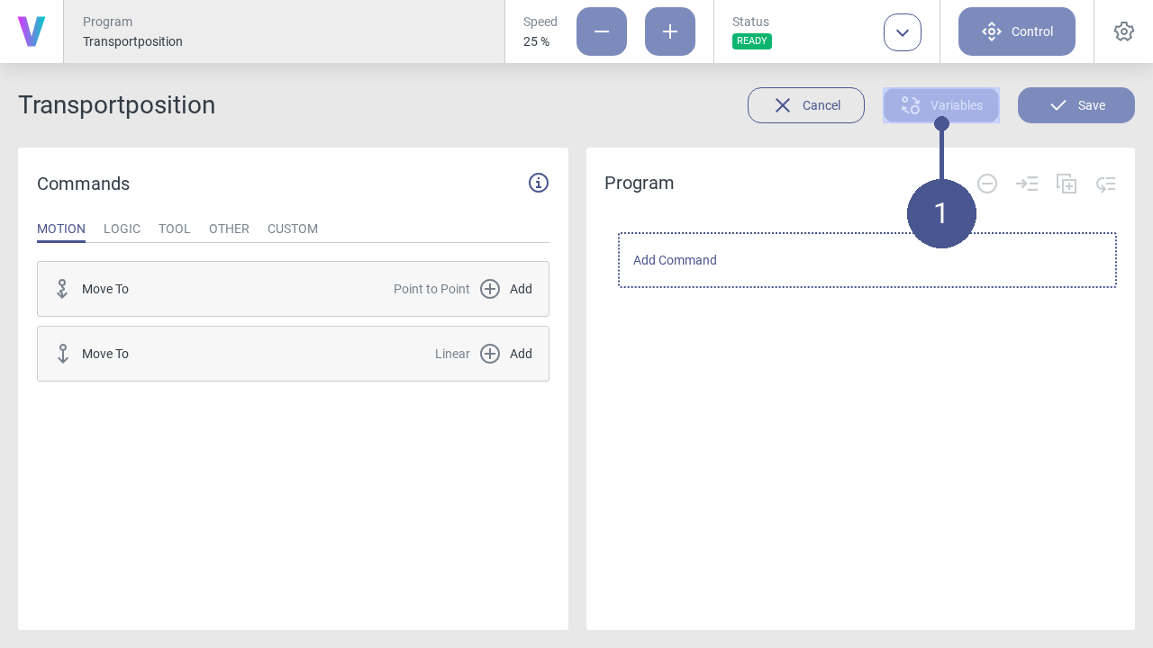 Open variable manager