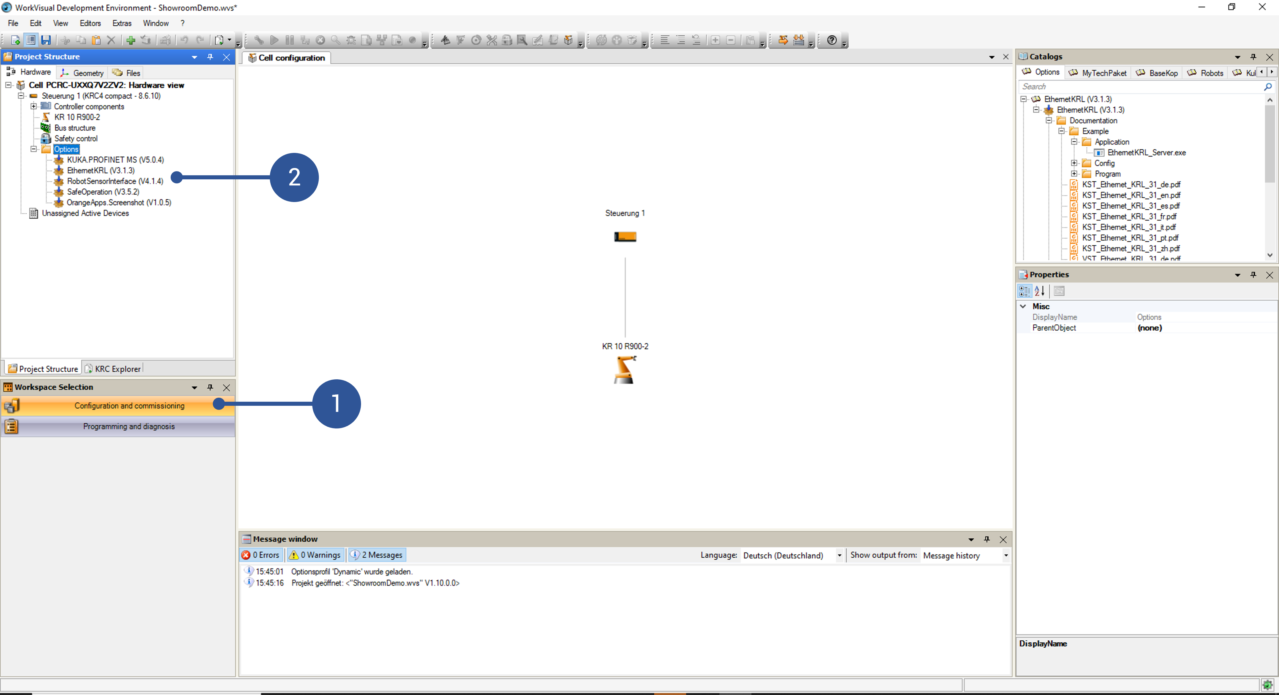 KUKA option packages