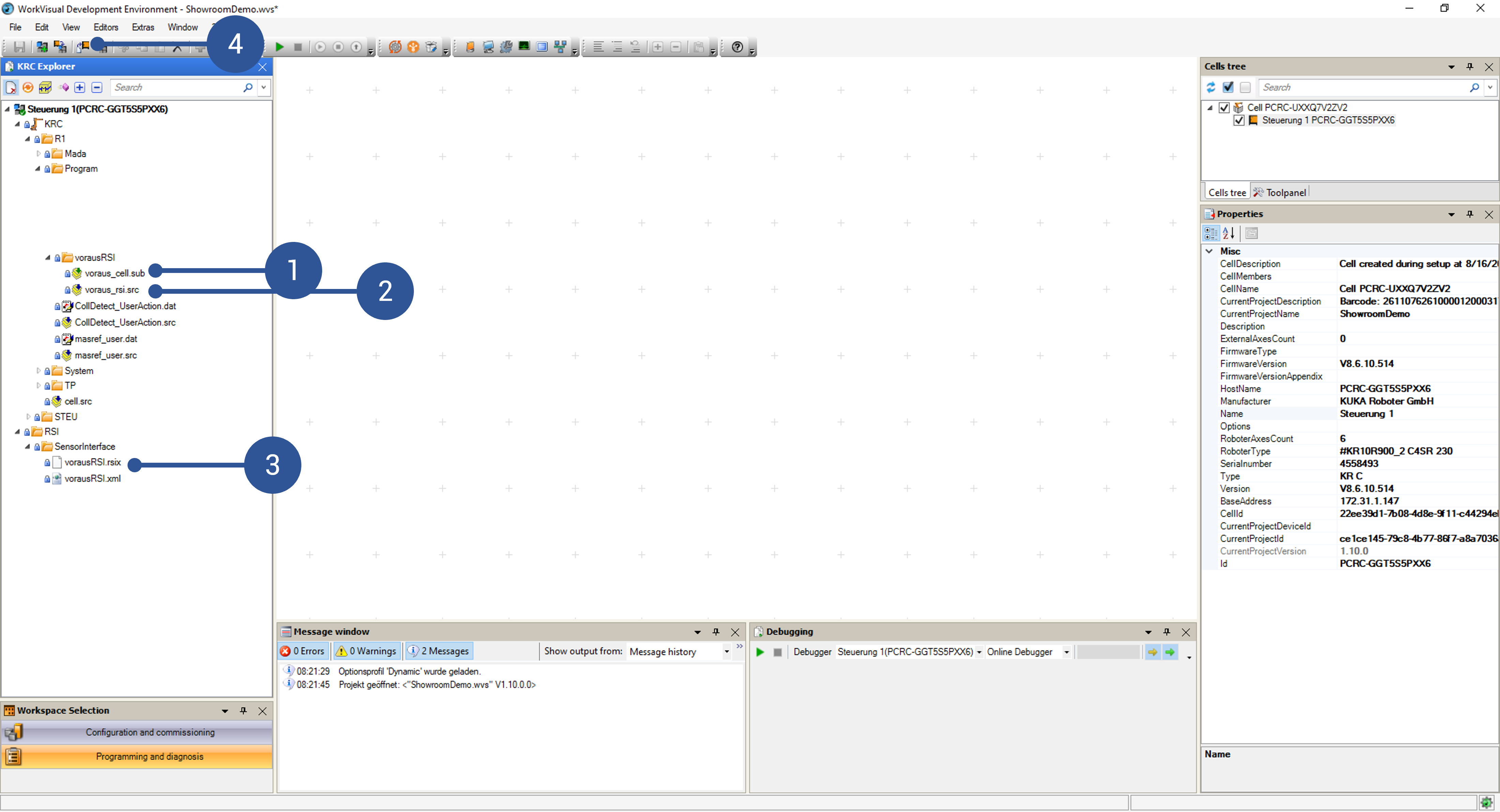 File management view in WorkVisual
