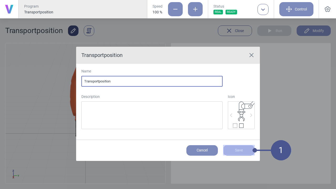 Save program changes