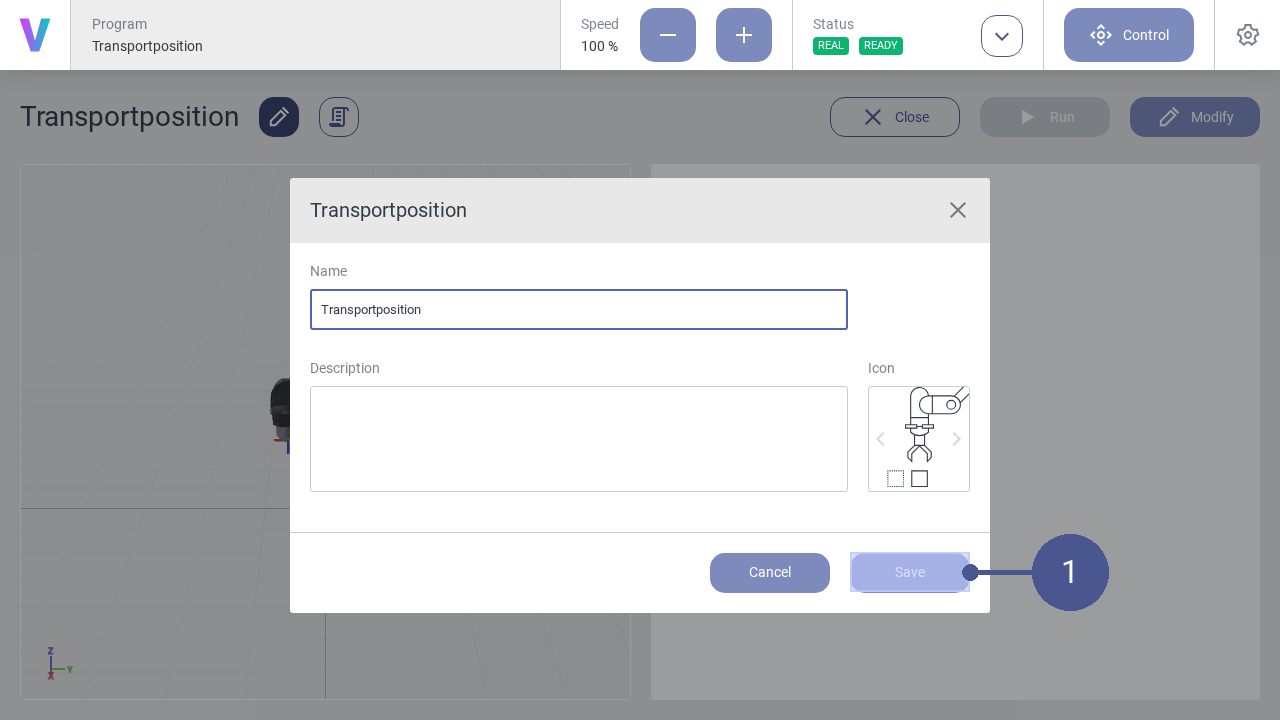 Save program changes