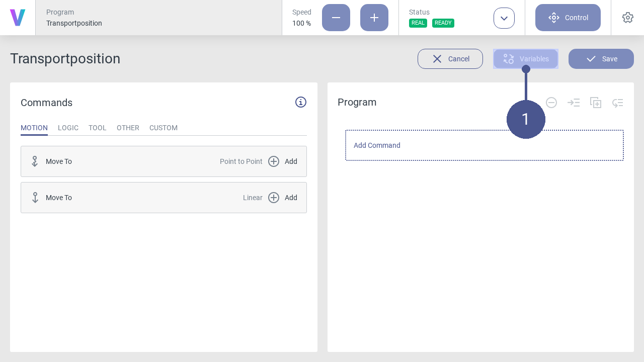 Open variable manager