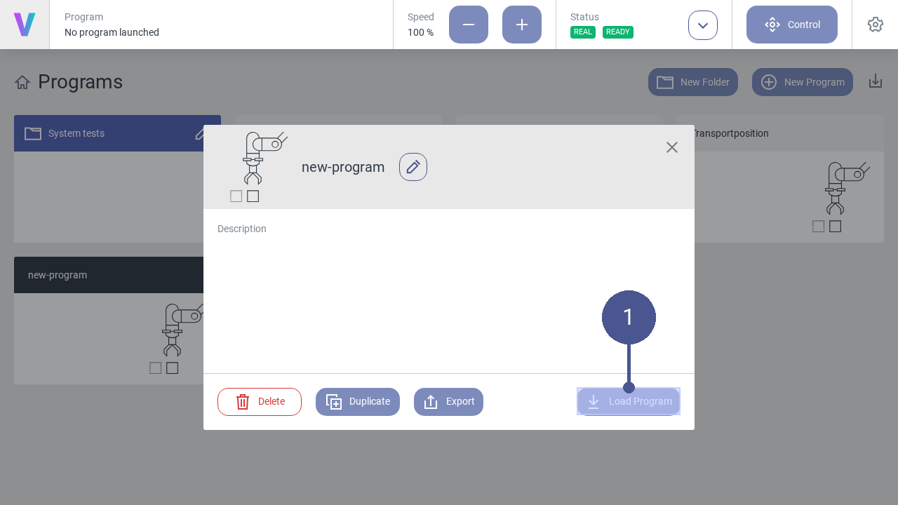 Load program