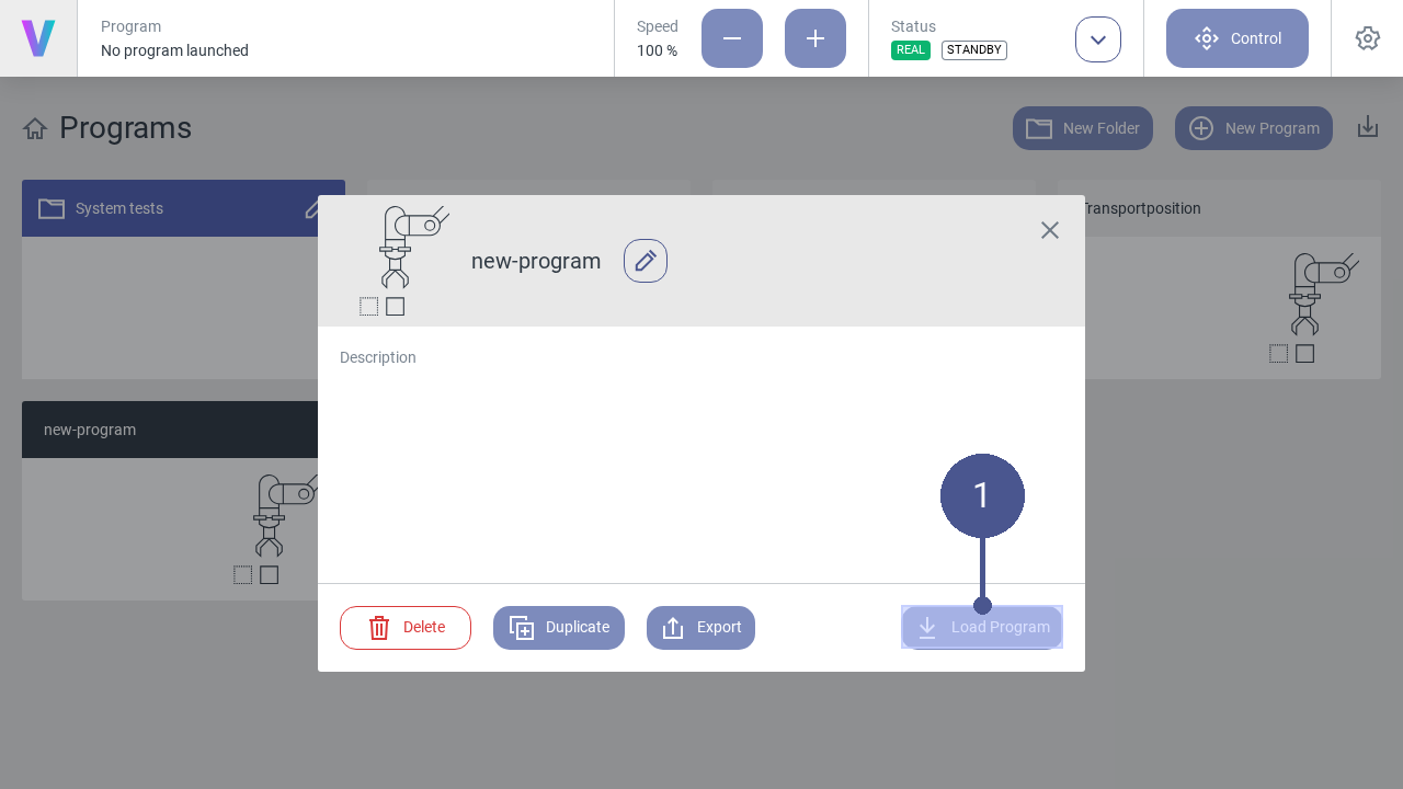 Load program