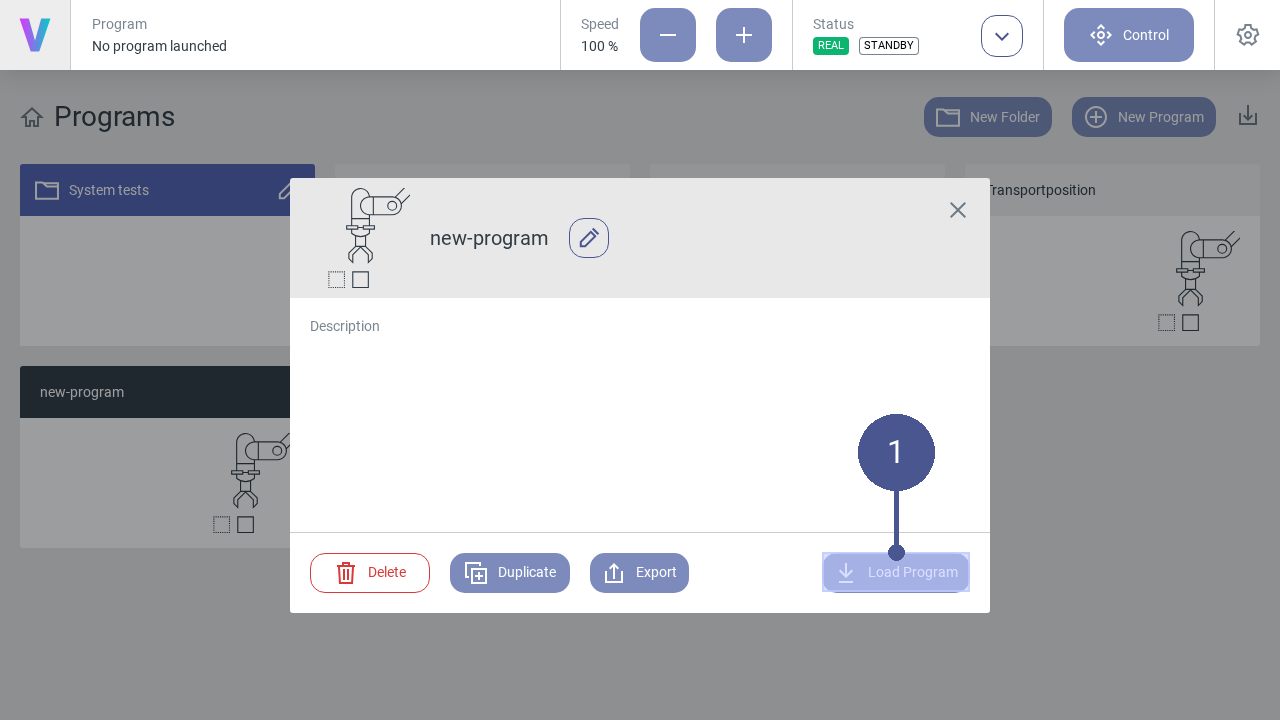 Load program