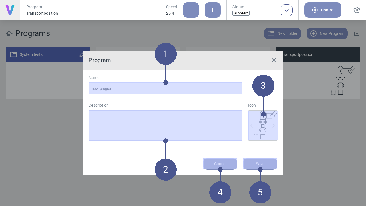 Create new program