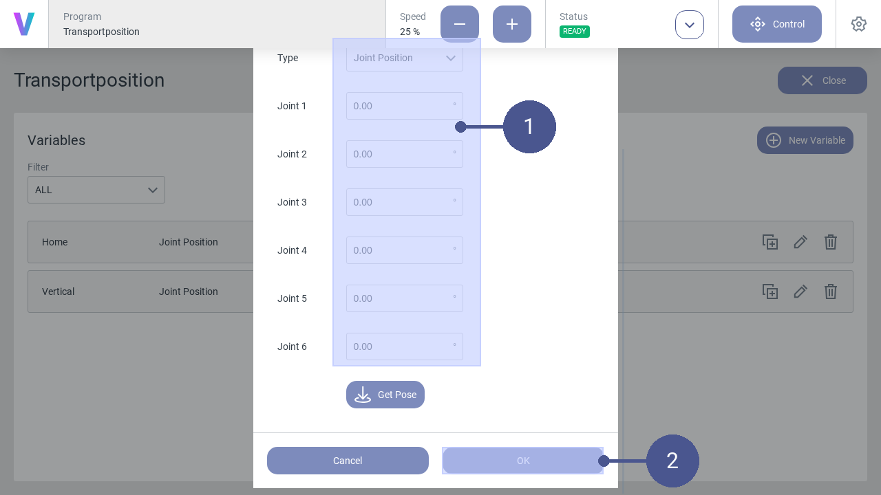 Create variable