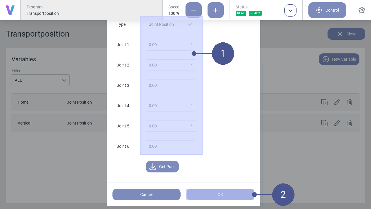 Create variable