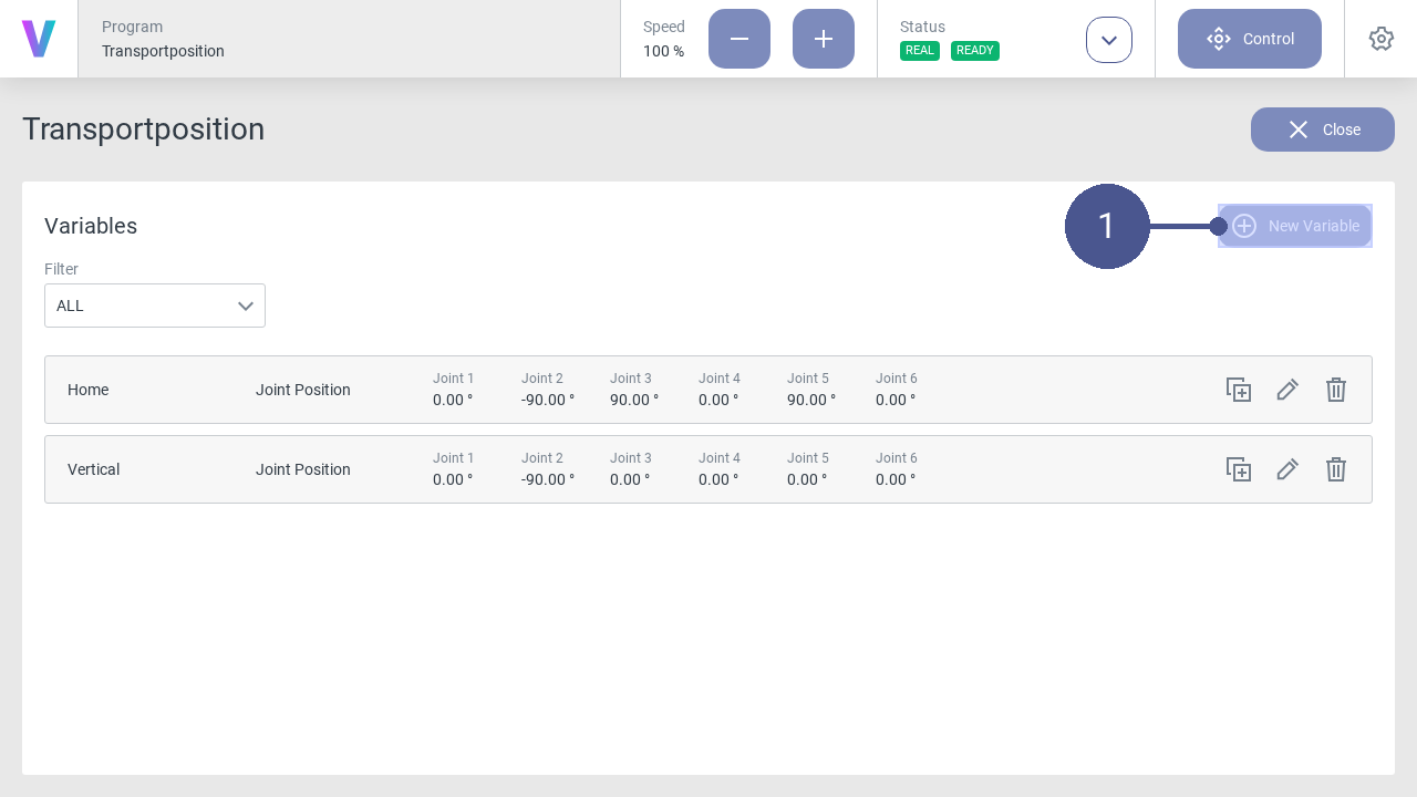 Variable manager